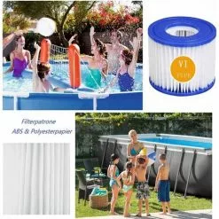 GRID COOL Lot De 4 Cartouches Filtrantes Pour Piscine, Filtre VI Pour Piscine, Jacuzzi, Miami, Vegas, Monaco, Palm Springs, Taille 6-58323 9 GRID COOL Lot De 4 Cartouches Filtrantes Pour Piscine, Filtre VI Pour Piscine, Jacuzzi, Miami, Vegas, Monaco, Palm Springs, Taille 6-58323 -Pompe et filtre de piscine Soldes 66757759 5