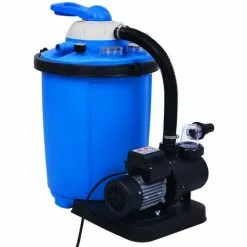 LES TENDANCES Pompe De Filtration à Sable Avec Minuterie 550W 50 Litres -Pompe et filtre de piscine Soldes 66902348 3