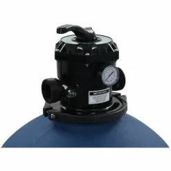 LES TENDANCES Filtre à Sable Pour Piscine Avec Vanne 6 Positions Bleu 660 Mm -Pompe et filtre de piscine Soldes 66903190 4