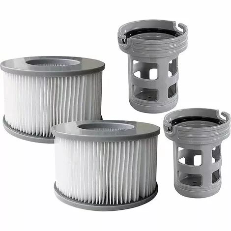 WAHAISON 2 Filtres + 2 Bases Cartouches Filtrantes Pour Piscines Gonflables MSPA - Adaptateur De Base Vissable Pour Cartouche Filtrante MSPA - Kit De Mise à Niveau - Filtre Pour Sous-marins Et Spa Chauds 1 WAHAISON 2 Filtres + 2 Bases Cartouches Filtrantes Pour Piscines Gonflables MSPA - Adaptateur De Base Vissable Pour Cartouche Filtrante MSPA - Kit De Mise à Niveau - Filtre Pour Sous-marins Et Spa Chauds