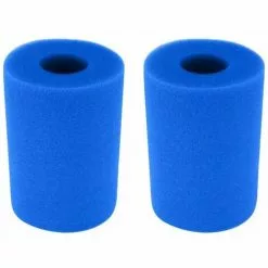 HABIENTôT Filtre Éponge, Éponge De Cartouche Filtrante, éponge De Filtre De Piscine, Cartouche De Remplacement Lavable Réutilisable, Filtre D'éponge De Filtre De Bain à Remous 2 Pièces 20x10cm, Oi-FRIS
