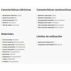 ESPA Copy Of Bomba Piscina Aspire 50 | Puissance: 0,75 HP TRIFÁSICA -Pompe et filtre de piscine Soldes 67399431 3