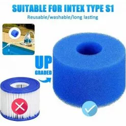 LLOVE Éponge Filtrante, Éponge Filtrante Type A, 3 Pièce Éponge De Filtre Pour Aquarium, Mousse Pour Filtre Piscine 108 * 40 * 73mm, Filtre Piscine Lavable Reutilisable, Filtre Spa Reutilisable -Pompe et filtre de piscine Soldes 67414804 3
