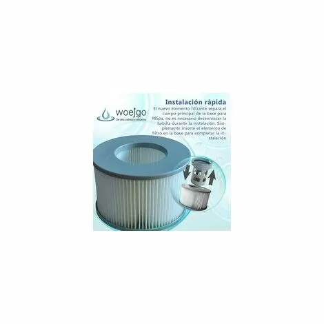 FLYME Cartouches Filtrantes Pour MSpa Whirlpoo Filtre De Piscine, Filtre Spa Cartouche De Filtre De Piscine, Lot De 4 3 FLYME Cartouches Filtrantes Pour MSpa Whirlpoo Filtre De Piscine, Filtre Spa Cartouche De Filtre De Piscine, Lot De 4 – Image 3