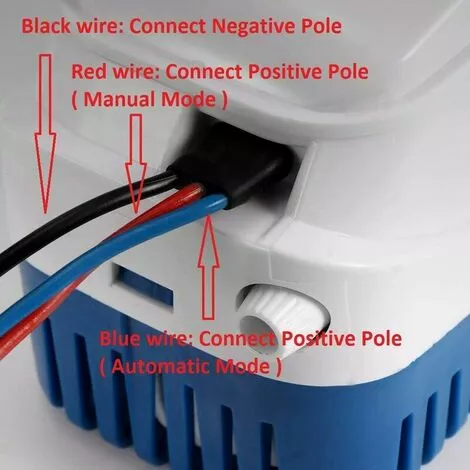 GRID COOL Pompes De Cale, Pompe De Cale Automatique 12V 1100GPH Pompe à Eau Liquide Silencieuse Automatique Pour Pompe De Cale Marine Pompe à Eau Pour Bateaux, étangs, Piscines 4 GRID COOL Pompes De Cale, Pompe De Cale Automatique 12V 1100GPH Pompe à Eau Liquide Silencieuse Automatique Pour Pompe De Cale Marine Pompe à Eau Pour Bateaux, étangs, Piscines – Image 4