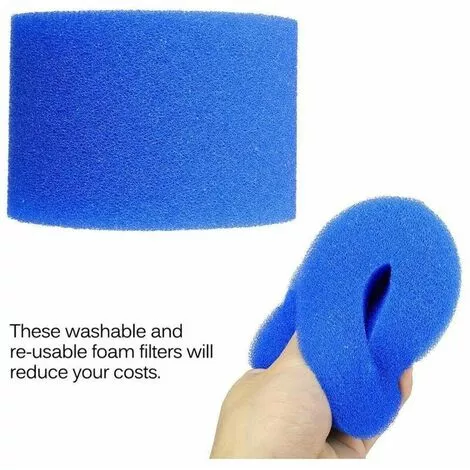 QERSTA 1 Pièce Filtre Spa Éponge Filtrante Pour Intex S1 Gonflable Filtre Spa Réutilisable Lavable Filtre Mousse 3 QERSTA 1 Pièce Filtre Spa Éponge Filtrante Pour Intex S1 Gonflable Filtre Spa Réutilisable Lavable Filtre Mousse – Image 3