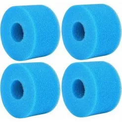 4PCSéponge Filtrante Type S1, Cartouche De Filtre En Mousse, Mousse Pour Filtre Piscine, Réutilisables Et Lavables, Filtre En Mousse Pour Spa, Piscine, Jacuzzi,Tanètue