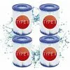 Fei Yu 4 Cartouches De Filtre De Piscine Type II - For Bestway De Type Ii - Convient Pour Bestway 58383 58387 - Cartouche Filtrante Pour Piscine Bestway 530/800 Gal/h.