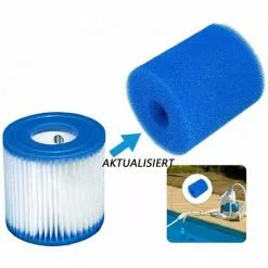 LLOVE Cartouche De Filtre De Piscine Cartouche De Filtre De Piscine, Filtre De Piscine, Filtre De Piscine, éponge Réutilisable/lavable: 108 * 40 * 73MM Filter Fish Tank -Pompe et filtre de piscine Soldes 67667345 5