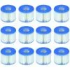 ENLENK Intex S1 29001E Lot De 12 Cartouches De Piscine PureSpa Type S1 Faciles à Installer (12 Filtres) Bleu