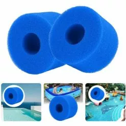 ENLENK Éponge En Mousse De Rechange Pour Filtre De Piscine Compatible Avec In-tex Type S1, Filtre à Cartouche En éponge Réutilisable Et Lavable Pour Spa Jacuzzi Spa (6 Pièces) -Pompe et filtre de piscine Soldes 67680400 3