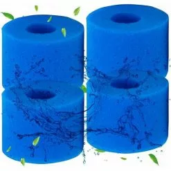 YOOUYIDA Éponge Filtrante Type S1 Filtres De Piscine En Mousse, Cartouche Filtrante RéUtilisable Pour Intex Type S1, Mousse Pour Piscine, Aquarium, Spa(4 Pièces)