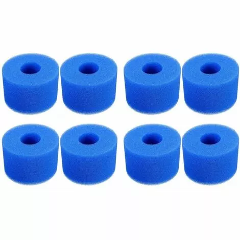 YOOUYIDA 8 Pièces Éponge Filtrante Type S1, Cartouche De Filtre En Mousse, Mousse Pour Filtre Piscine, Réutilisables Et Lavables, Filtre En Mousse Pour Spa, Piscine, Jacuzzi 1 YOOUYIDA 8 Pièces Éponge Filtrante Type S1, Cartouche De Filtre En Mousse, Mousse Pour Filtre Piscine, Réutilisables Et Lavables, Filtre En Mousse Pour Spa, Piscine, Jacuzzi