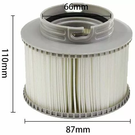 YIDOMDE 2PCS Filtre Cartouche MSPA FD2089 Spa Spas Partie Tamis De Remplacement Gonflable Piscine Outil Universel Rond 2 YIDOMDE 2PCS Filtre Cartouche MSPA FD2089 Spa Spas Partie Tamis De Remplacement Gonflable Piscine Outil Universel Rond – Image 2