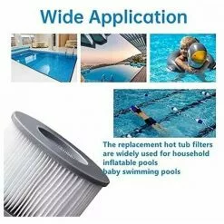 QERSTA Filtres De Rechange Pour Mspa Cartouche Filtrante,pour Sous-Marins Et Spa Chauds,Convient Pour Tous Les Jacuzzis Actuels,pour Piscines Gonflables - Modèle à Partir De 2020 (4pièces) -Pompe et filtre de piscine Soldes 68096516 3
