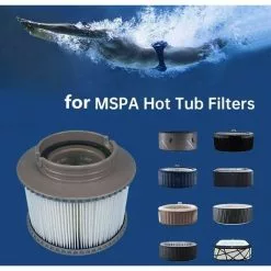 BRIDAY 2 Filtres De Rechange Pour MSPA FD2089, Pompes à Cartouche Pour Tous Les Spas Actuels -Pompe et filtre de piscine Soldes 68146610 4