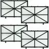 YOOUYIDA Poweka 9991432-R4 Lot De 4 Cartouches De Filtre De Rechange Compatibles Avec Dolphin M400 M500 Et Nautilus CC Plus Robot Purificateur De Piscine, Cartouches De Filtre De Rechange (4 Pièces)