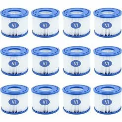 12 Pièces Filtre Pompe Gonflable Source Chaude Piscine élément Filtrant Accessoires De Remplacement élément Filtrant HANBING