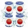 Cisea 4 Cartouches De Filtre De Piscine Type II - For Bestway De Type Ii - Convient Pour Bestway 58383 58387 - Cartouche Filtrante Pour Piscine Bestway 530/800 Gal/h.