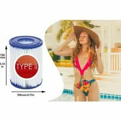 Cisea 4 Cartouches De Filtre De Piscine Type II - For Bestway De Type Ii - Convient Pour Bestway 58383 58387 - Cartouche Filtrante Pour Piscine Bestway 530/800 Gal/h. 6 Cisea 4 Cartouches De Filtre De Piscine Type II - For Bestway De Type Ii - Convient Pour Bestway 58383 58387 - Cartouche Filtrante Pour Piscine Bestway 530/800 Gal/h. -Pompe et filtre de piscine Soldes 68583131 2