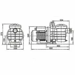 MAREVA_ACCESS Pompe Centrifuge Auto-amorçante MAREVA Eco-Premium Avec Préfiltre - 0.25 CV - 608000 -Pompe et filtre de piscine Soldes 7227700 5