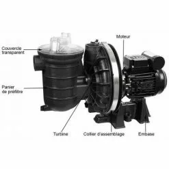 Pompe De Filtration Piscine Pentair Sta-rite 0.75 Cv Mono 5p2rd-1 -Pompe et filtre de piscine Soldes 7533389 5
