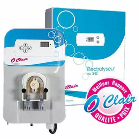 Pack électrolyseur + Régulateur Ph O'clair S90 1 Pack électrolyseur + Régulateur Ph O'clair S90