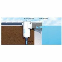 ASTRALPOOL Skimmer Gris Anthracite Pour Piscine Béton Et Liner -Pompe et filtre de piscine Soldes 7723605 4